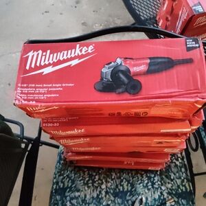 Milwaukee Red Small Angle Grinder